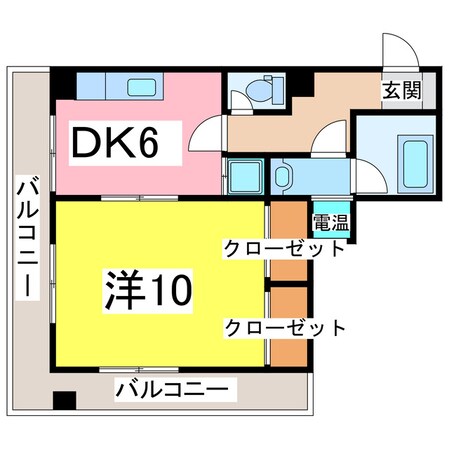 木更津パレスの物件間取画像